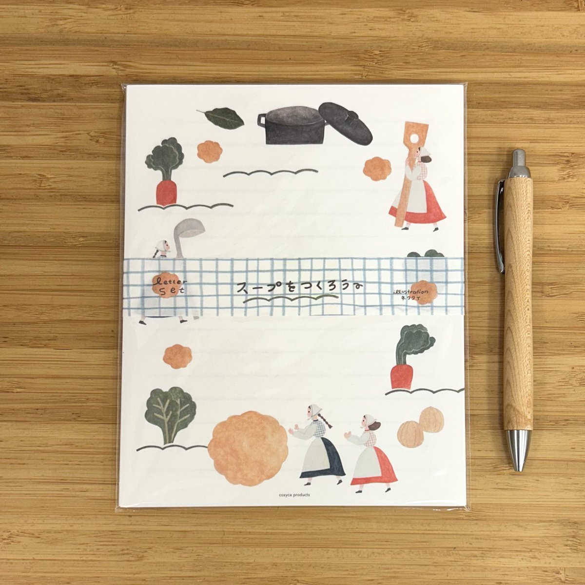 ネクタイさんのレターセット」入荷しました⭐︎ タイトルは「スープを