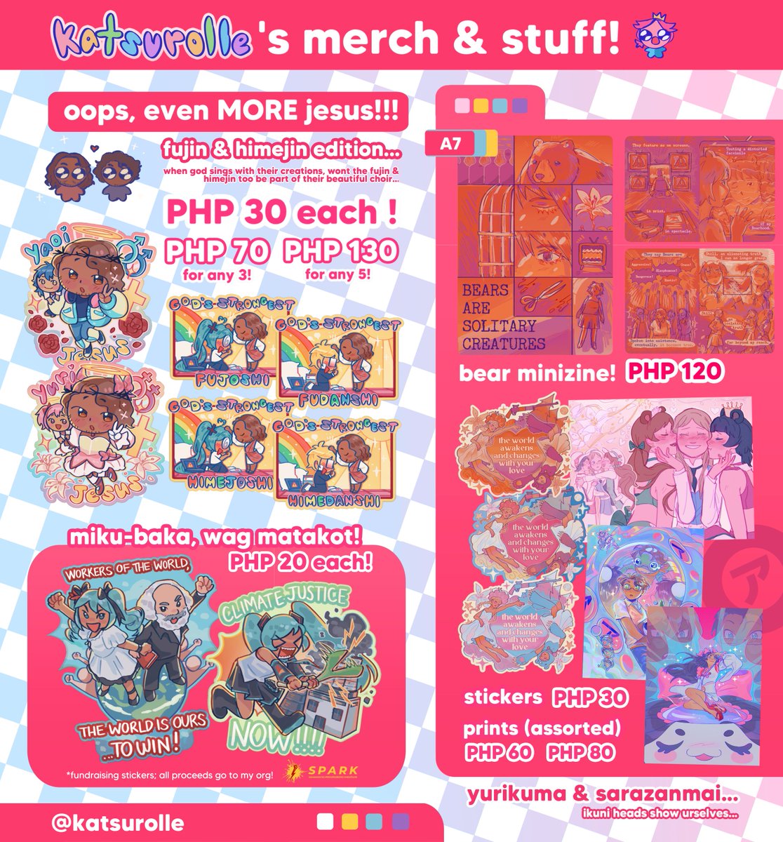 katsurolle's tweet image. 💌 updated catalogue for paskomiket ft. a brand new transformers section!!! coz ten million of u finally showed up @ the table last time🥹