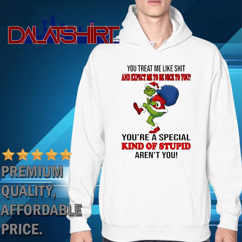 HoaDuo94's tweet image. Grinch Christmas “You Treat Me Like…” Shirt

Bring some sarcastic holiday humor to your wardrobe with this bold Grinch-themed Christmas tee!
👉 dalatshirt.com/product/grinch…

#GrinchShirt #ChristmasHumor #SarcasticTees #HolidayOutfit