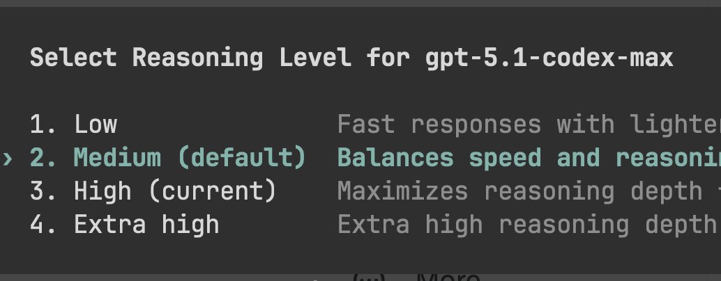 @sama sam 球球你, 別亂命名了, 你看看codex 裡面這些模型還能看嗎?

 gpt-5.1-codex-max low
 gpt-5.1-codex-max medium
 gpt-5.1-codex-max high
 gp