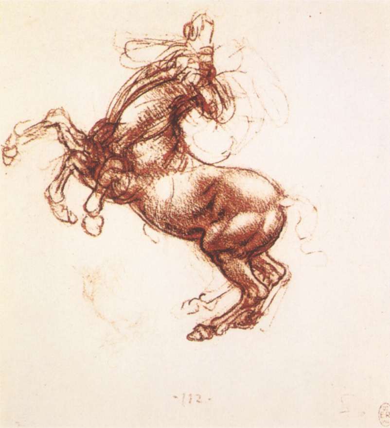 ArtistDaVinci's tweet image. Rearing horse #artbots #davinci