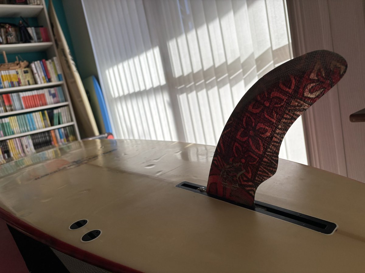 二日かけ、40歳超えの老体サーフボード（H.I.C./'8