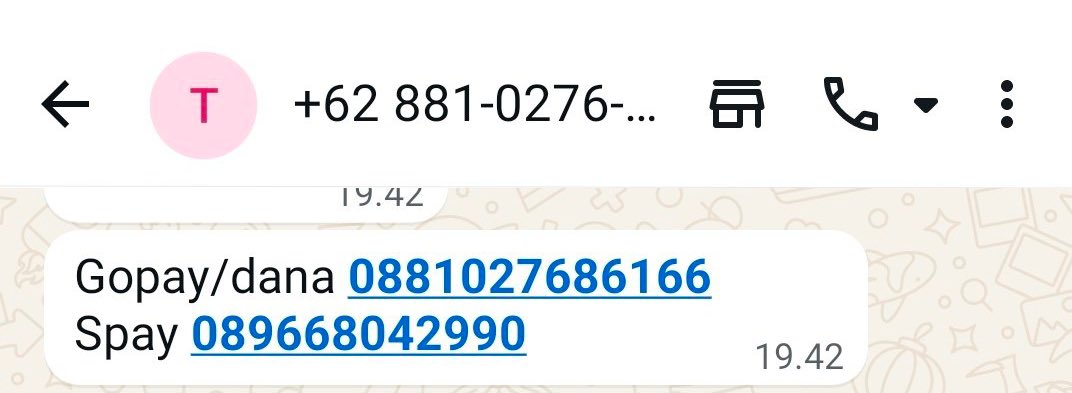 HedoDow's tweet image. HATI-HATI PENIPU, SCAMMER‼️

Dicari orang atas nama tiniwinibiti seller hayday

Twitter: @mekkkflarioreoo
WA: 0881027686166 
dia bawa kabur uang banyak buyer, tolong klo kenal di rl atau ketemu bilang suruh tanggung jawab  #scam #scammers