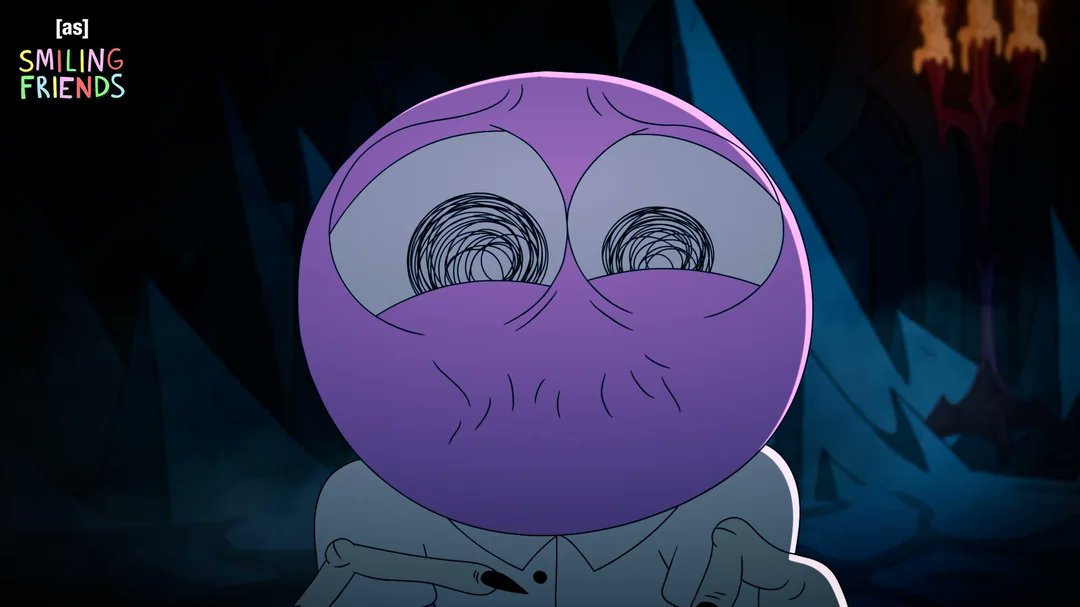 swimpedia's tweet image. Check out some brand new images from the next episode of Smiling Friends Season 3, &quot;Shmaloogles&quot;!