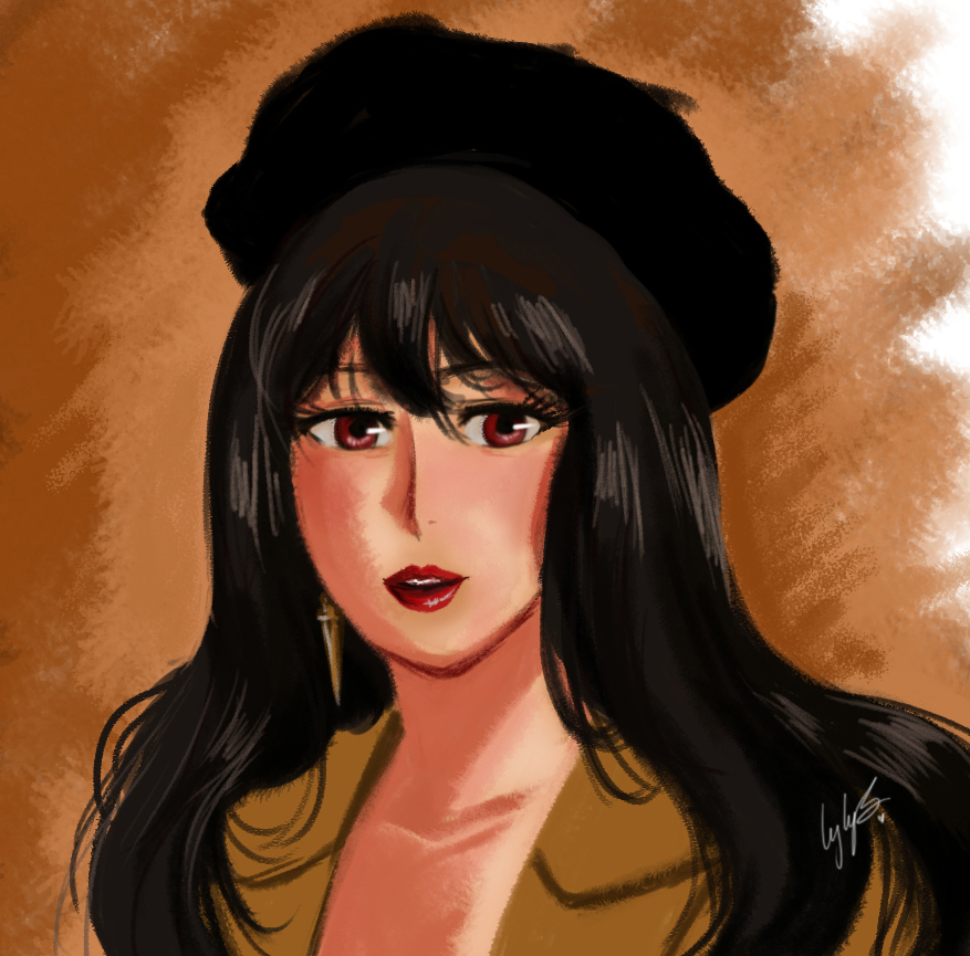 Beret Yor🥰
Kept playing with brushes 
#SPY_FAMILY