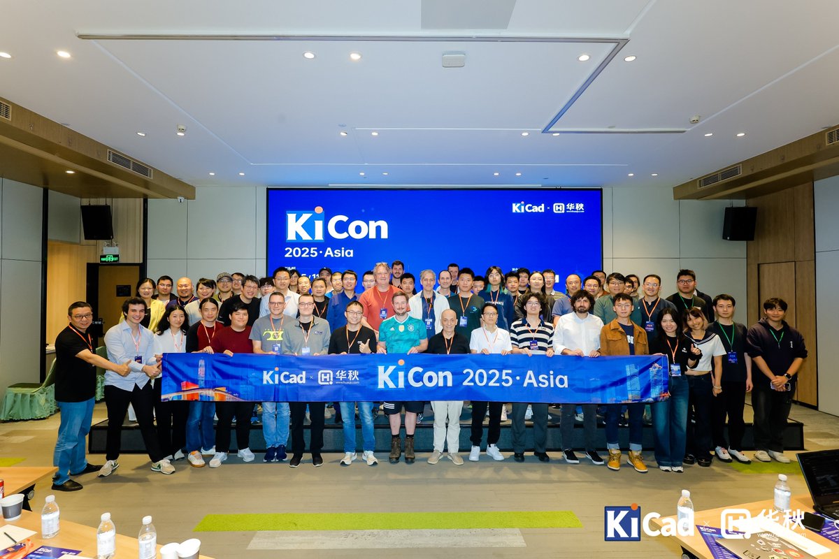 HQ_NextPCB's tweet image. NextPCB was honored to host #KiCon Asia, the only annual KiCad conference in the East for the third time. The event brought together both new and familiar faces from across Asia, Australia, and beyond, creating a vibrant gathering where attendees explored a wide spectrum of…
