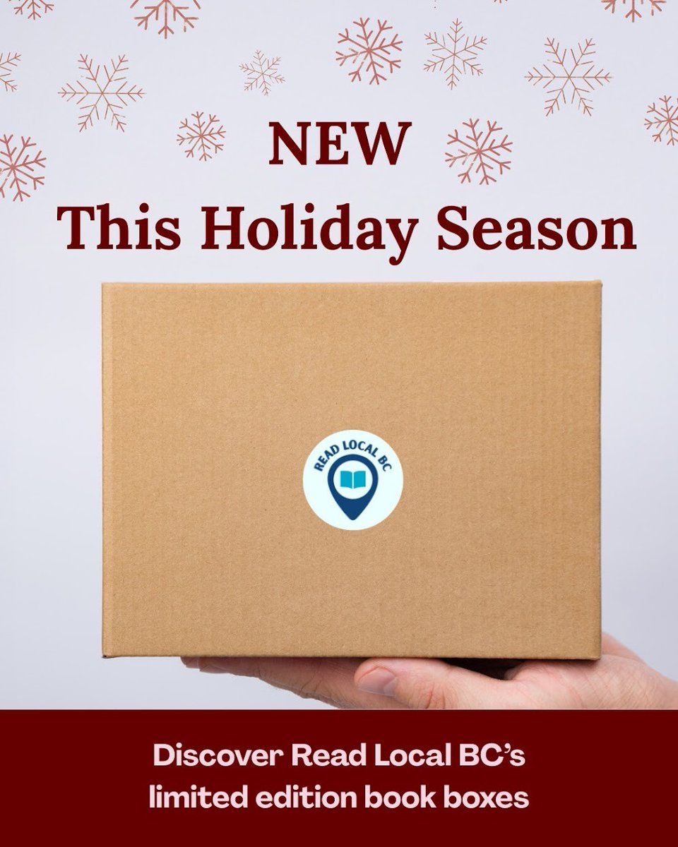 magsbc's tweet image. Support your local indie book publishers this holiday season with @ReadLocalBC's limited edition book boxes. Sales open Nov 1 through Dec 5 (while supplies last).
Available Book Boxes: Indigenous Voices; Early Readers; BC Culinary.
Online store: tinyurl.com/mr3uucbp
#BCBooks