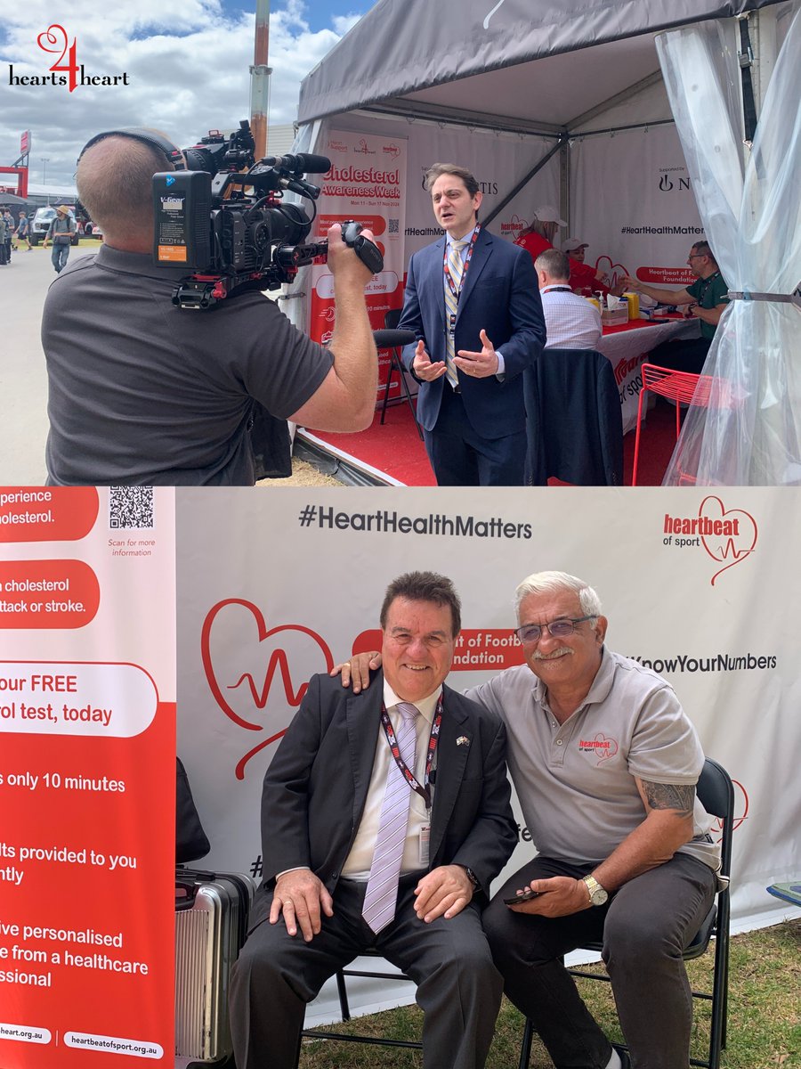 hearts4heart's tweet image. Pencil in your free cholesterol check! Join us at the BP Adelaide Grand Final, 27–30 Nov, 9:30–16:30 for #CholesterolAwarenessWeek❤️

#Hearts4heart #HearbeatOfSport #FHAustralia