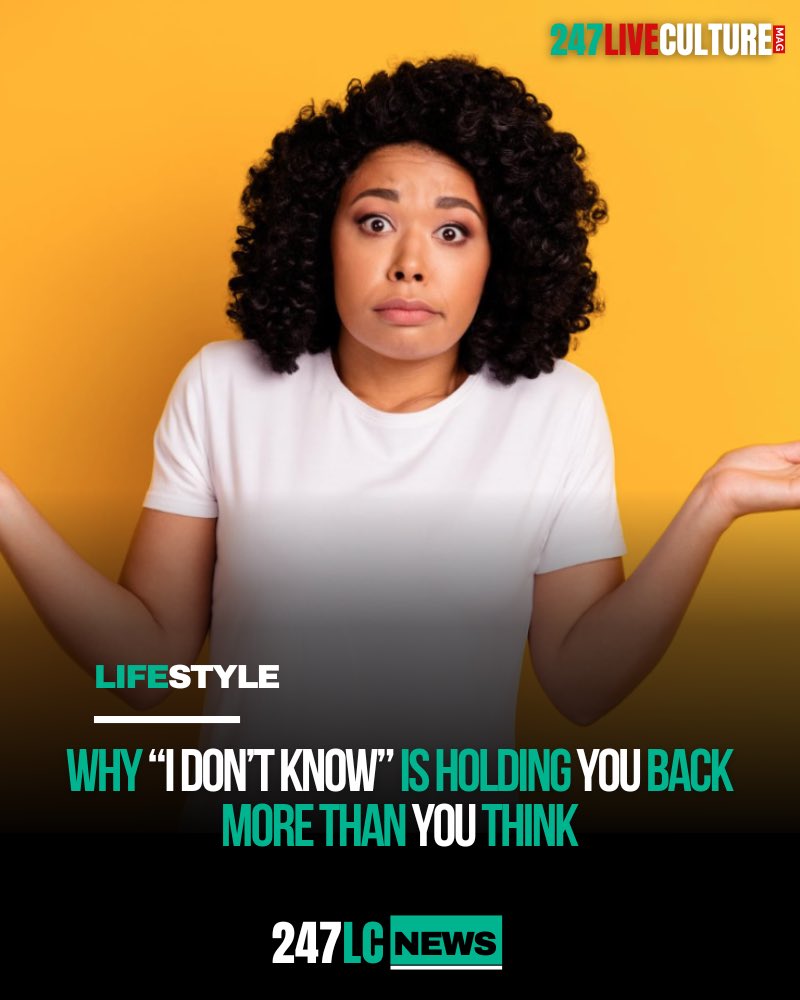 247LC's tweet photo. “I don’t know” often becomes a shield that blocks clarity, growth, and truth we already feel but aren’t ready to face!
Read the full article on https://t.co/xmp6WLVxK6 🗞️
#growth #clarity #truth #247liveculture #selfgrowthjourney #selfhelptips https://t.co/rWitK1RM2u
