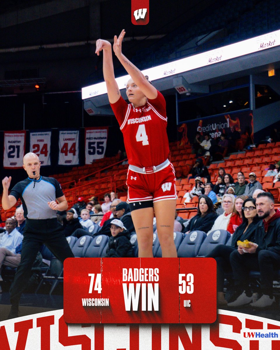 BadgerWBB's tweet image. WIN(dy) City🏙️

#OnWisconsin | @UWHealth