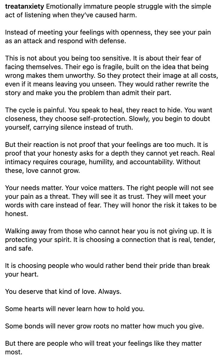 sherbetsucker's tweet photo. oo captionnya juga bagus

"Some hearts will never learn how to hold you. Some bonds will never grow roots no matter how much you give."

dan

"But there are people who will treat your feelings like they matter most." https://t.co/4sheN3eAyb