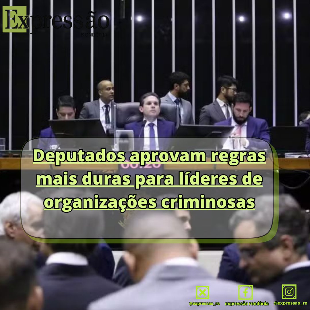 expressao_ro's tweet image. ⚖️Câmara aprova regras mais duras contra líderes de organizações criminosas; penas podem chegar a 40 anos 🚨

[expressaorondonia.com.br/deputados-apro…]

***

#Política #CongressoNacional #ProjetoDeLei #SegurançaPública #CrimeOrganizado #OrganizaçõesCriminosas #Justiça #FacçõesCriminosas #Brasil