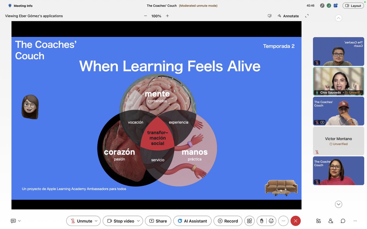 ¡Hoy inició la segunda temporada de #TheCoachesCouch! 💻¡Y con grandes presentadores de innovación y proyectos creativos! Gracias Víctor y Chío por abrir con el pie derecho nuestro regreso, estamos seguros de que esta comunidad de educadores audaces seguirá creciendo todavía más.