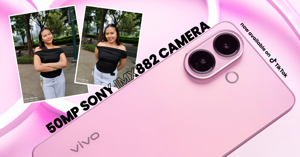 The vivo V60 Lite is here with a 50MP Sony IMX882 camera, AI portrait tech, and a smooth pink design perfect for creators + gamers. 💗📸
Pro-level portraits without the pro price.
Starts at Php 14,999.
#vivoV60Lite #vivoPH <a href="/vivo_phil/">vivo Philippines</a>
