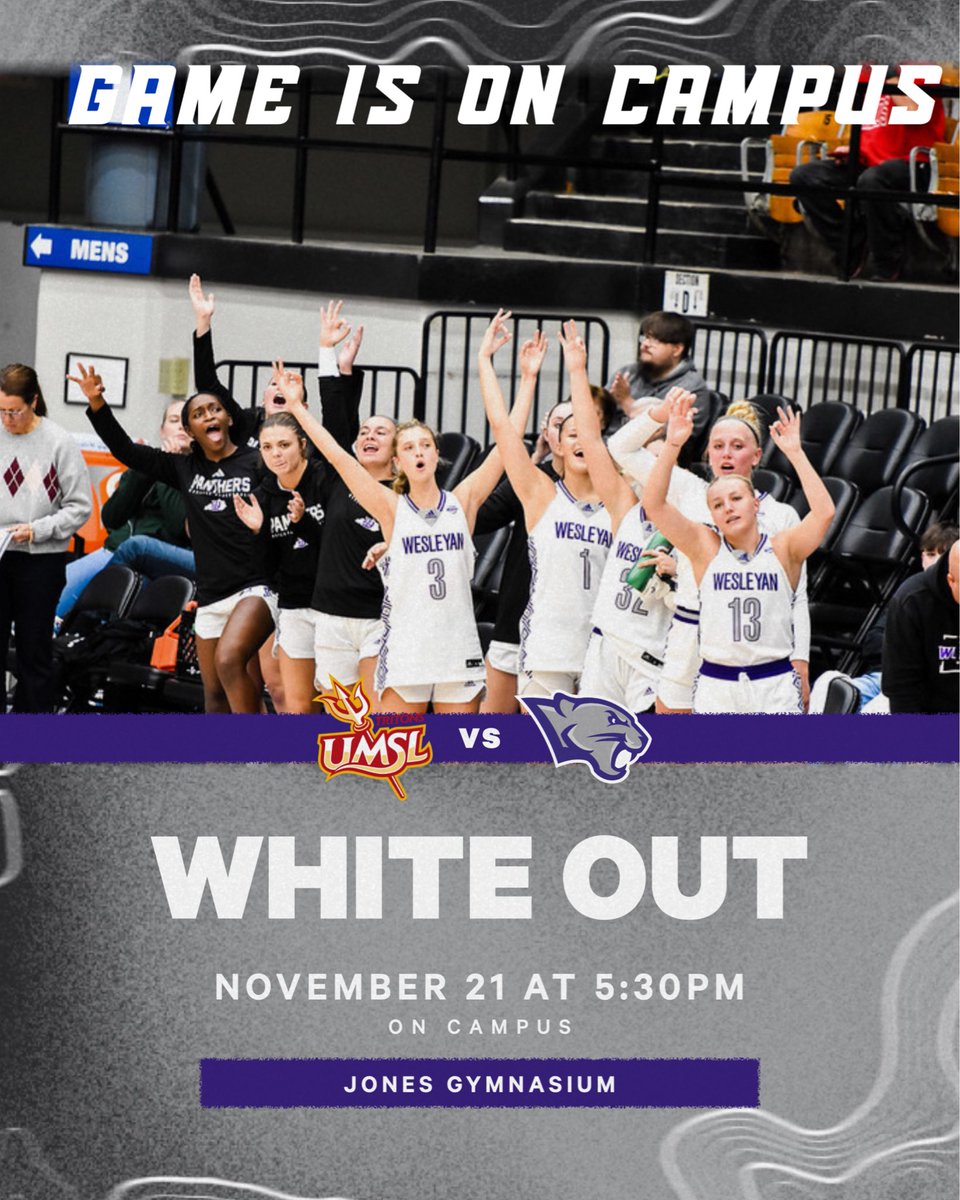 Come cheer us on in JONES GYM Friday!! Not at the Sportscenter. And wear your white!!