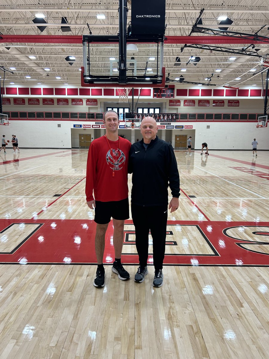 I’d say easily one of the hardest parts during basketball season is saying “bye” to my dad each time he drives 11 hours from Kentucky to Kansas and watches our practices or games. Thank you for taking the time to be there Dad. Memories that will last a lifetime! 🏀🤝 <a href="/jmacsf/">Jonathan McDaniel</a>