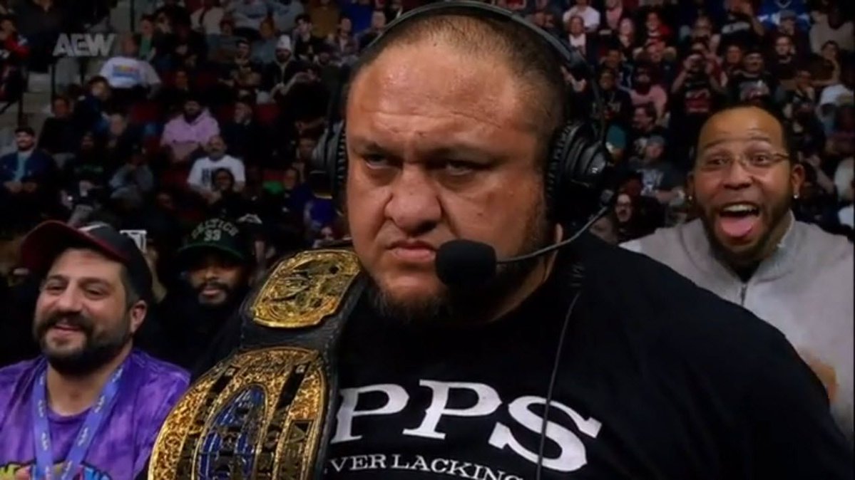 Hangman Page defeats Katsuyori Shibata. After the match, Page pus Joe on notice.   |  #AEW #AEWDynamite #AEWCollision