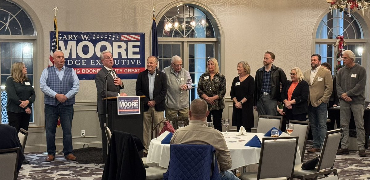 judgegarymoore's tweet image. Boone County - WOW! Tonight’s campaign kickoff was our biggest and most successful launch yet. Our movement is underway, and we’re just getting started!