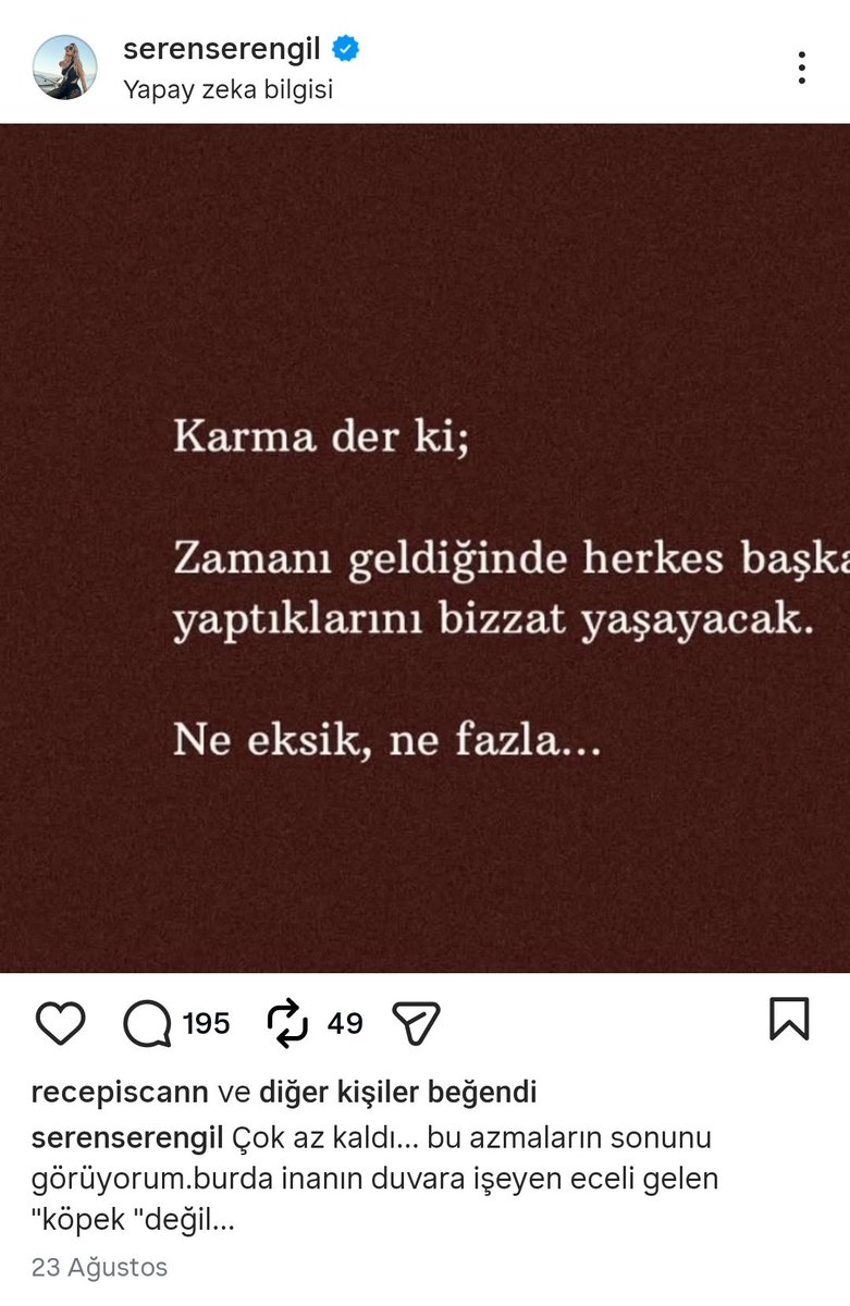 erciyesinavazi's tweet image. Dönercide reklam yapıp #başıboşköpekler toplansın diyenlerin çocukları için &quot;çocuklarınız ölsün&quot; diyen bu şahsın annesine Devletim el uzatmış.

&quot;Başıboş köpekler toplanacak&quot; diyen Devlet de bizim &quot;çocuklarınız gebersin&quot; diyen Serengiti&apos;nin annesine el uzatan Devlet de bizim.