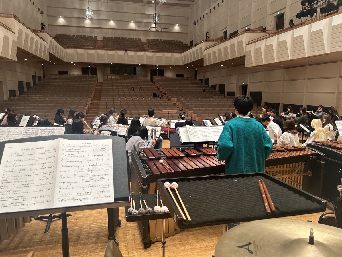 洗足学園音楽大学打楽器コース tweet media