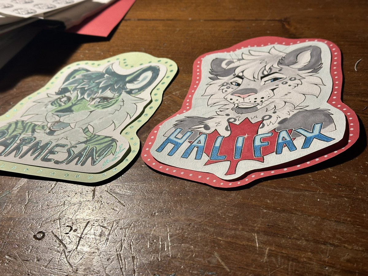 Some traditional badges i finished \oUo/
