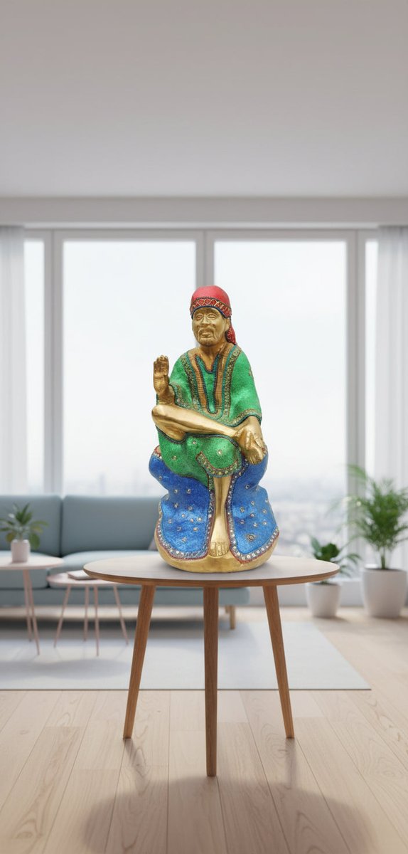 Buy Brass Sai Baba Sitting Statue with Colorful Enamel Work for @ just Rs. 18,159/-
.
Order here: artycraftz.com/products/brass…
.
.
.
#artycraftz #art #craft #handmade #saibaba #statue #brass #enamel #poojadecor #spirituality #idol #gifting #offers #discount #offers #shopping #shiridi