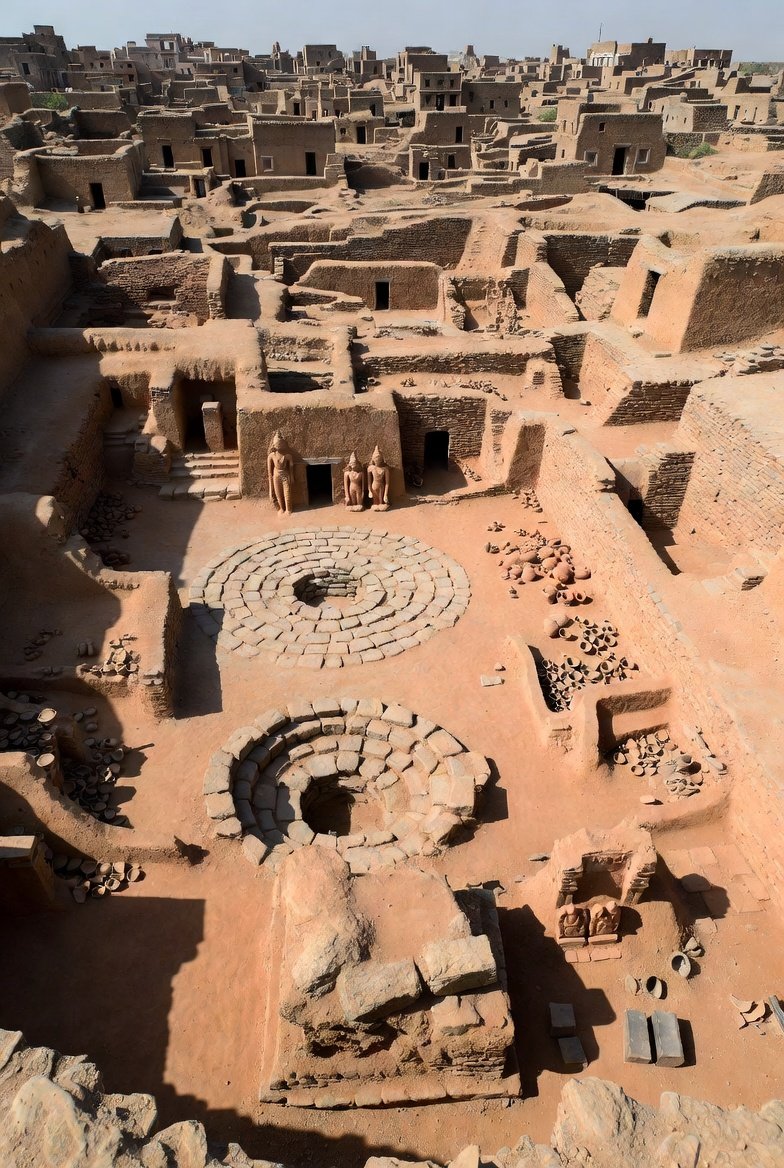 Jijith_NR's tweet image. Most stunning: 🔥

Presence of Yajna Kunds (fire altars), terracotta Shiva, Parvati idols, and Gupta-style metallurgical furnaces alongside Vedic-era artifacts demonstrates religious continuity and ritual practice across 2,500 years in newly discovered site in Rajasthan which was…