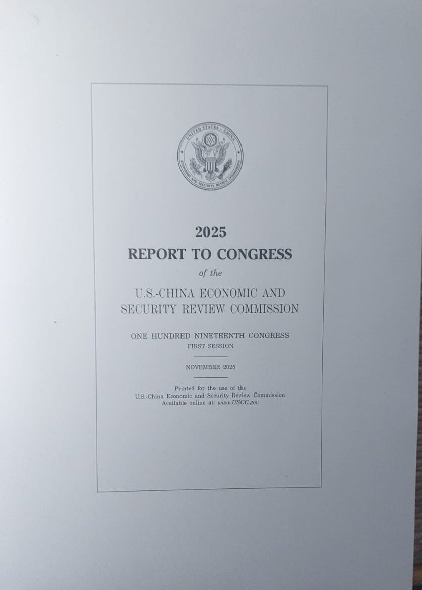 Jairam_Ramesh's tweet image. The US-China Economic and Security Review Commission has just submitted its annual report to the US Congress. The Commission set up jointly by the US Senate and House of Representatives has twelve independent members.

The 2025 Annual Report is almost 800 pages long. The sections…