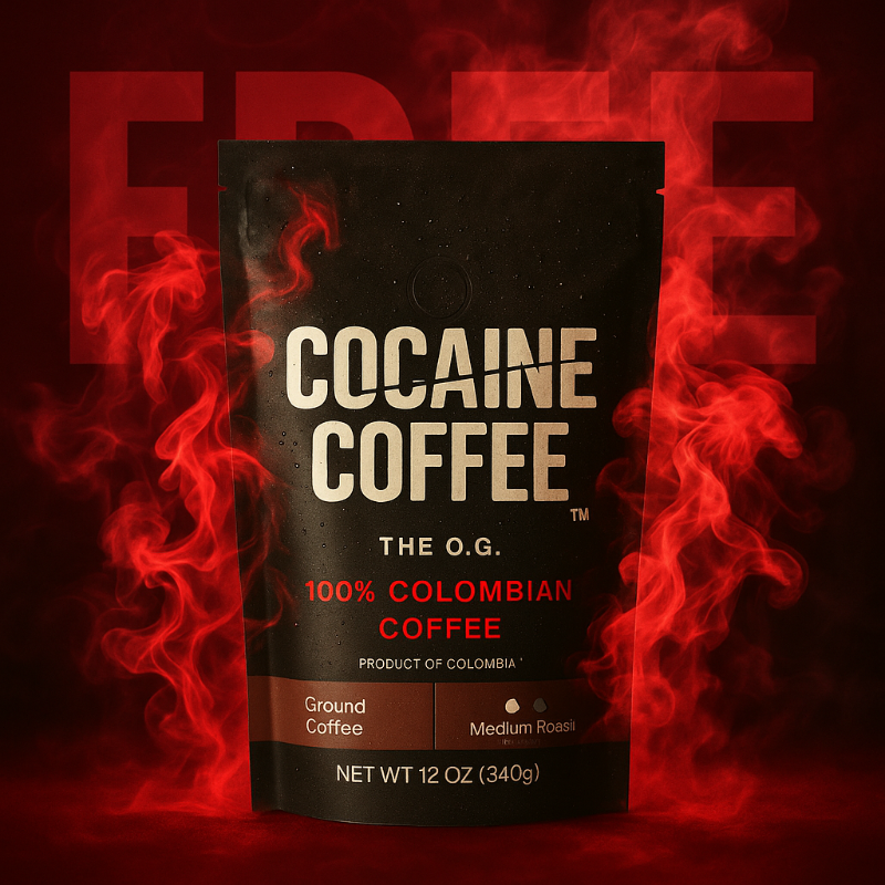 CocaineCoffee's tweet photo. Want a FREE 12oz Coffee Bag? Just pay postage.......
