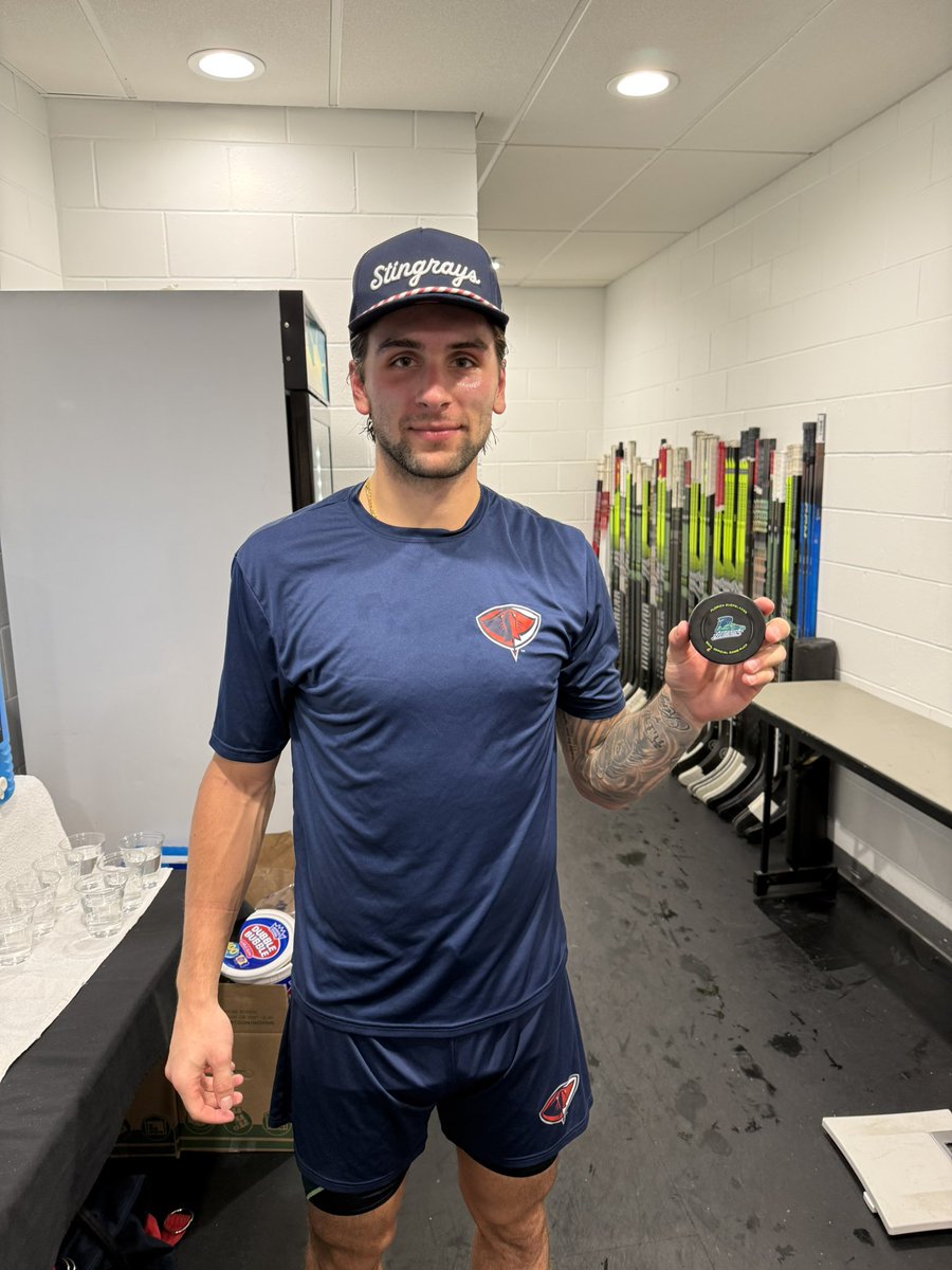 SCStingrays's tweet image. Congratulations to rookie Patrick Guzzo for scoring his first professional goal tonight 🎉

#SCStingrays | #RaysIt