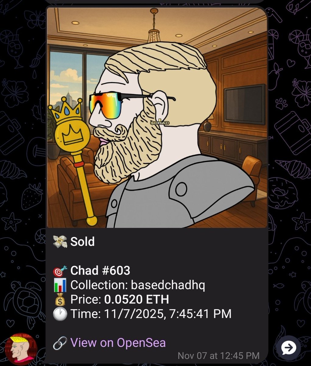 Badger Wasteland provides Telegram notification bots to projects on TON and other blockchains.

Our bots feature:
➖ Super low prices
➖ Lifetime support 
➖ Real-time notifications
➖ Full customizability 

NFT collection admin:
Please contact us for details, questions, pricing