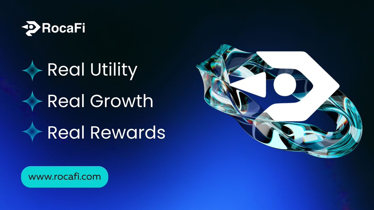 rocafinance's tweet image. Real utility. Real growth. Real rewards. 💎

RocaFi’s tokenomics turn ecosystem usage into tangible value for holders.

Early adoption isn’t just smart ➡️ it’s strategic. 🚀

👉 ico.rocafi.com

#RocaFi #TokenEconomics #Web3Growth