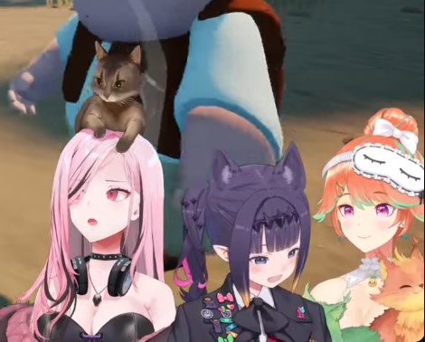 YuiMakinami's tweet image. they&apos;re like a married couple and their 4 cats
#calliolive #TAKOTIME #kfp