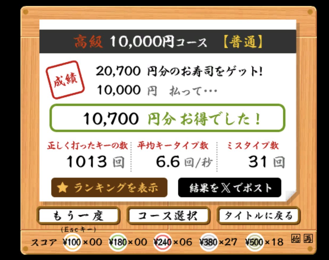 yuki_h_creative's tweet photo. ミスタイプを減らせばもっと伸ばせそう

#conductor_key https://t.co/u3cOCiSdmU