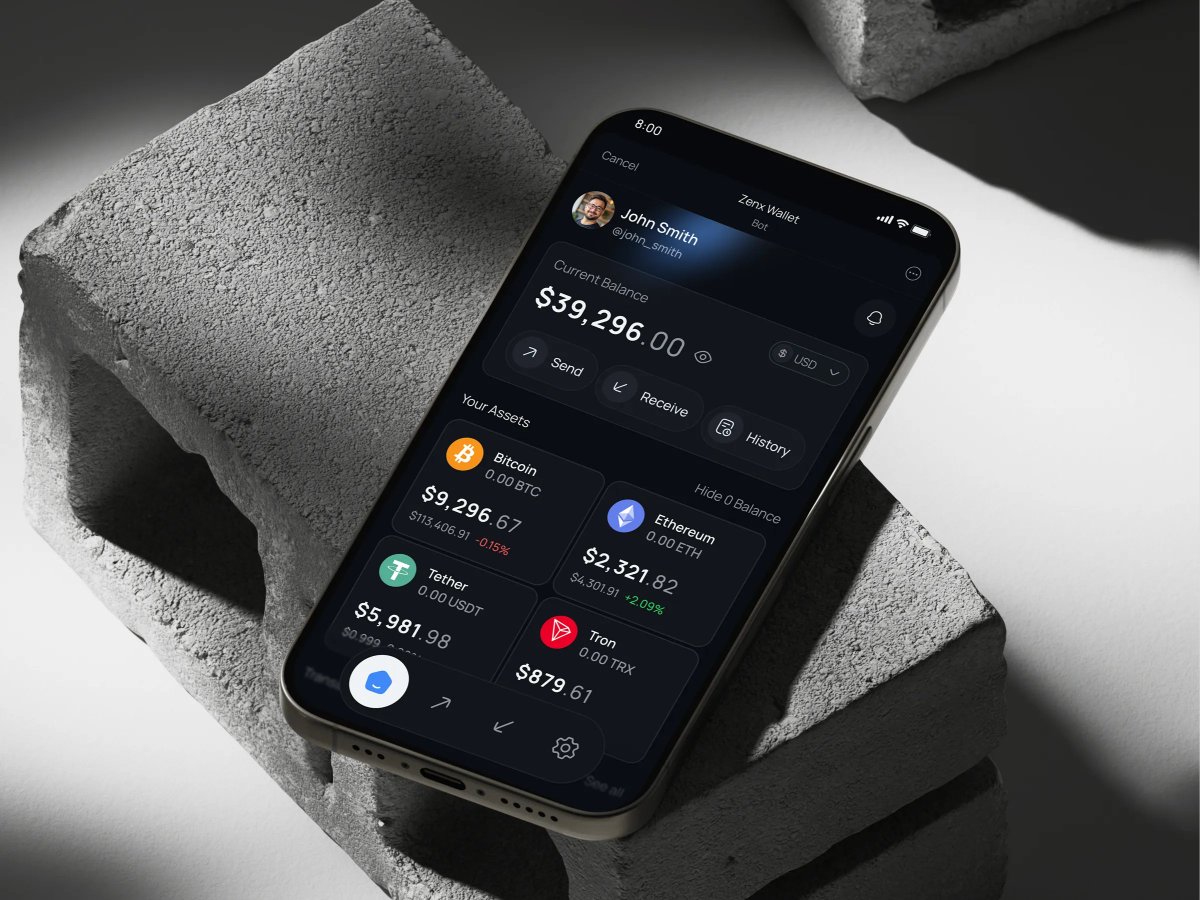 uiuximran's tweet image. Modern Crypto Wallet Dashboard  — Clean, Minimal &amp;amp; User-Focused Design

#CryptoWallet #FintechDesign #MobileAppDesign #BotWallet