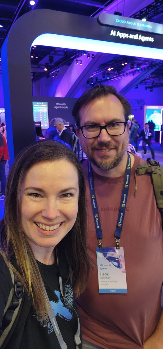 Ignite is in the books for me. Thoughts coming up shortly, but for now I appreciate the wonderful humans that connected with me at this event. #msignite2025