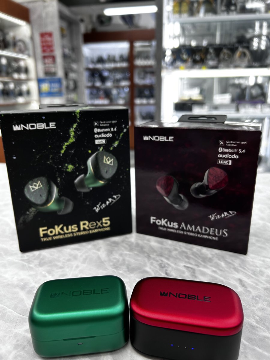 イヤホン Fokus Amadeus NOBLE AUDIO Noble Audio ノーブルオーディオ ノイズキャンセリング機能搭載完全