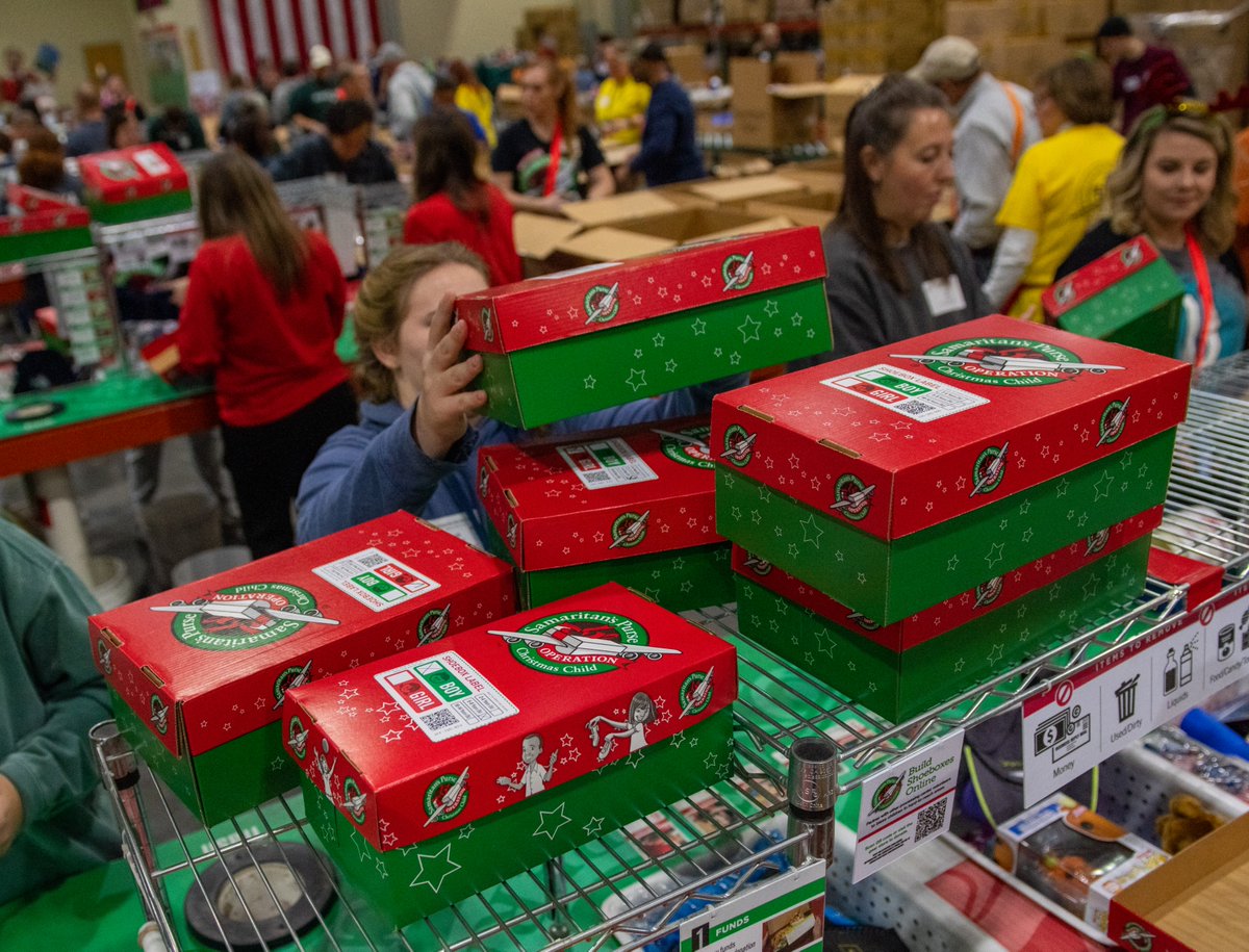 It’s National Collection Week! 🎁

Now through November 24, you can pack a shoebox and drop it off at a location near you. Find your closest site at SamaritansPurse.org/occ.

By adopting a shoebox, you help share the joy of the Gospel with children in more than 100 countries. 🌍