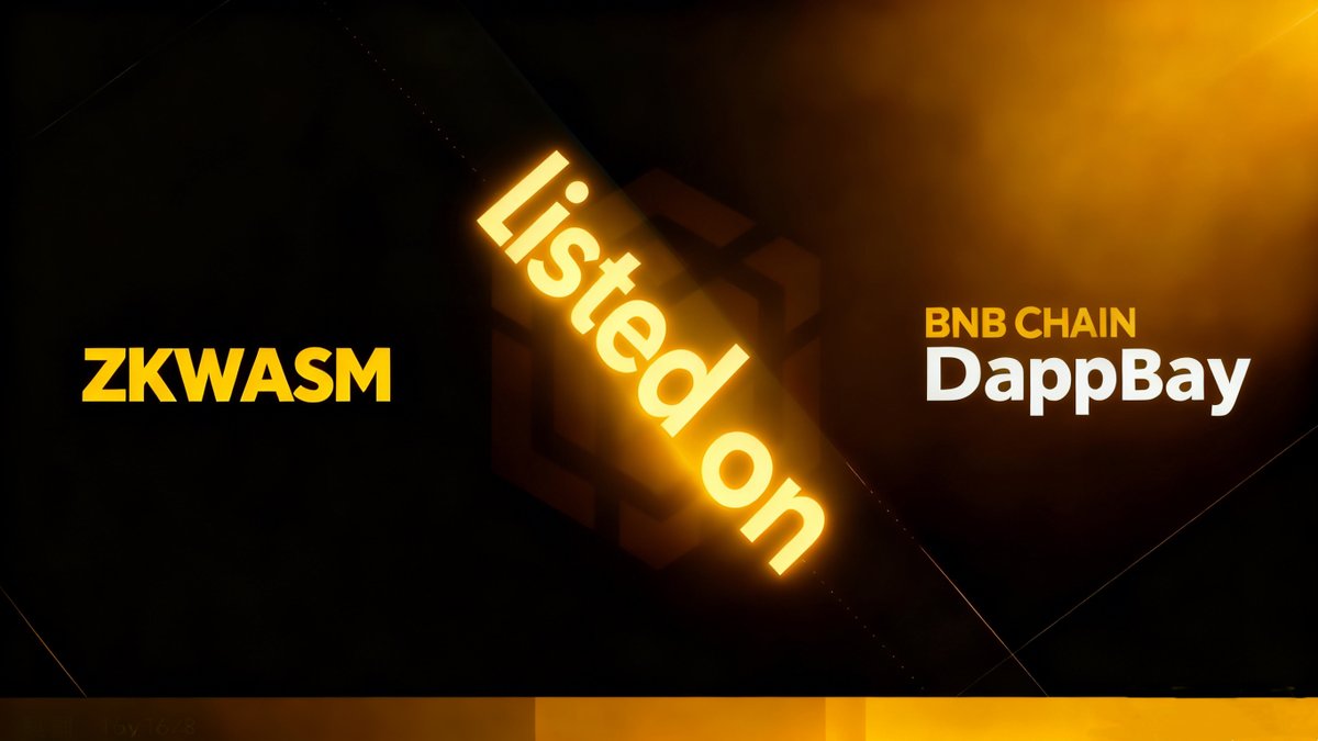 DelphinusLab's tweet image. We are now officially listed on Binance DappBay.
The page provides a clear overview of our ecosystem-related statistics.

As a native BNB Chain project, we remain committed to expanding the adoption of ZKWASM technology across more use cases.

☄️Explore here:…
