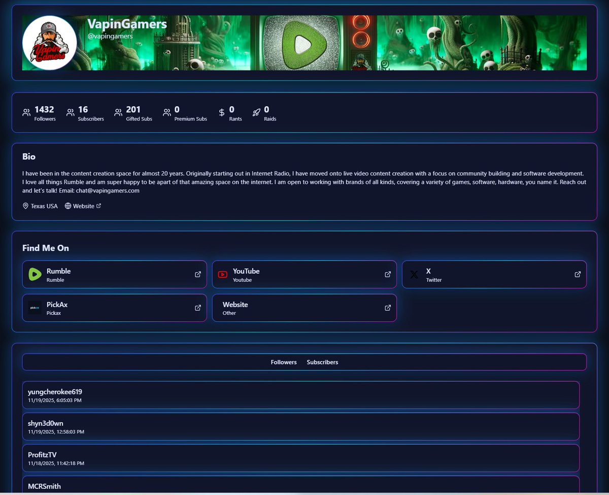 Vapin Gamers 👑 - Rumble Gaming Ambassador tweet media