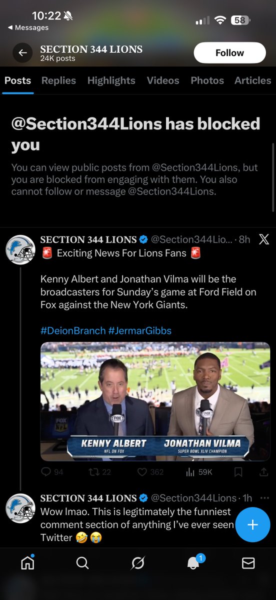This bozo was so fucking embarrassed he blocked me. 🫵😂 <a href="/Section344Lions/">𝐒𝐄𝐂𝐓𝐈𝐎𝐍 𝟑𝟒𝟒 𝐋𝐈𝐎𝐍𝐒</a>
