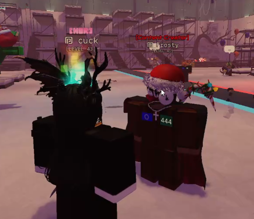 TacticalFrosty's tweet image. This is just mind blowing to me. How are people allowed with these names, and I get punished for saying their name. This happened to me while I was live streaming too. I even have proof. This NOT the first time it has happened to me either. @Roblox @robloxdevrel #ROBLOX #devrel