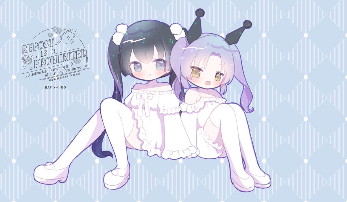 素敵なヤミノとまほまほをざこてゃ先生に描いて貰えました！！！！！！！！
ありがとうございます！！！！
今後のイベントでも配布します！