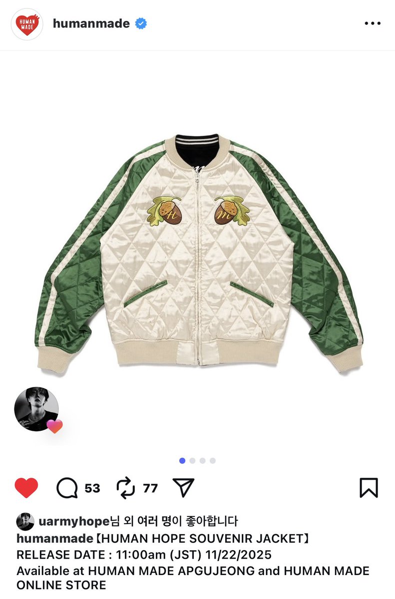 Weverse Shop] Previews for j-hope x HUMAN MADE 'HUMAN HOPE