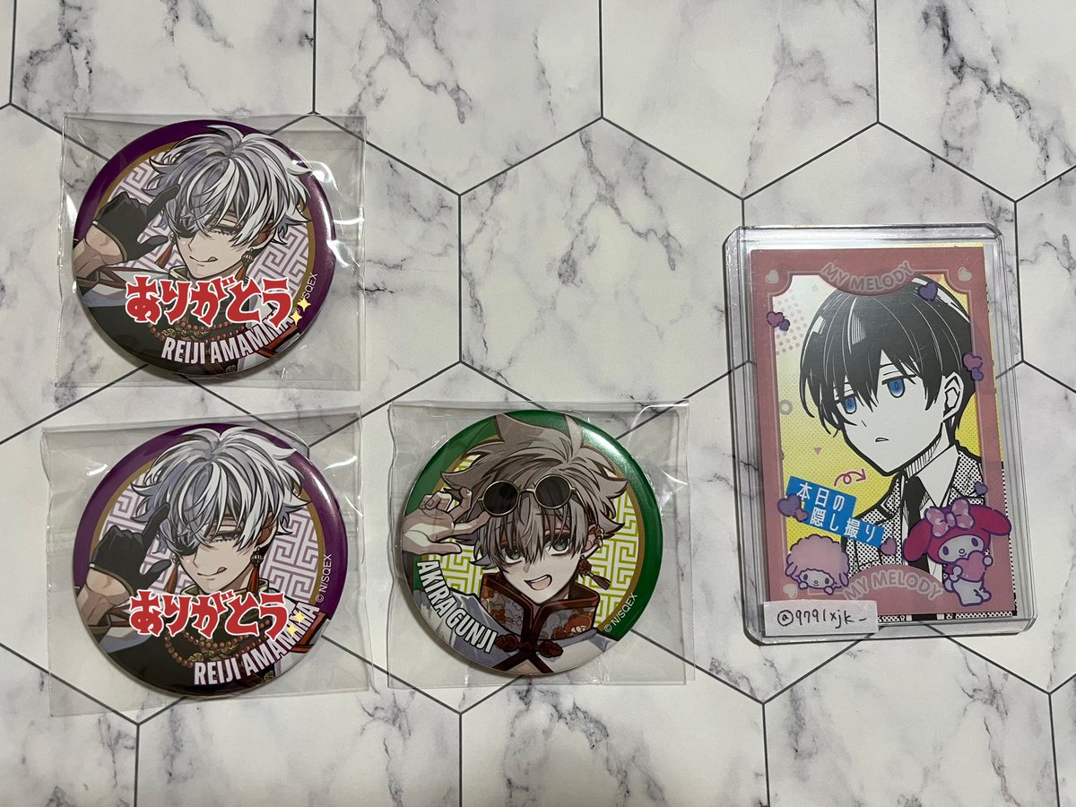 交換/譲渡】東京エイリアンズ 東エリ ハオハオショップ 缶バッジ