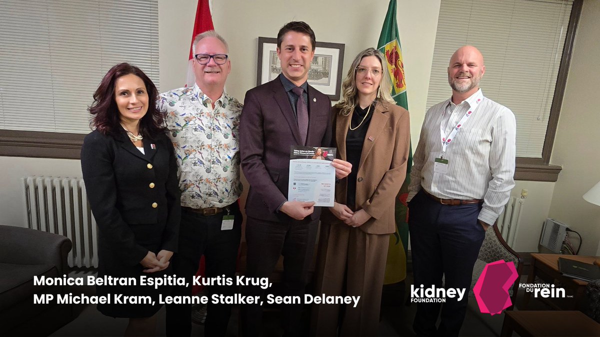 Our first day back at #ParliamentHill just wrapped up! Our discussions reinforced key priorities in prevention, early detection, and timely intervention. We also emphasized the importance of robust data to support evidence-based decision making. #NationalCKDFramework