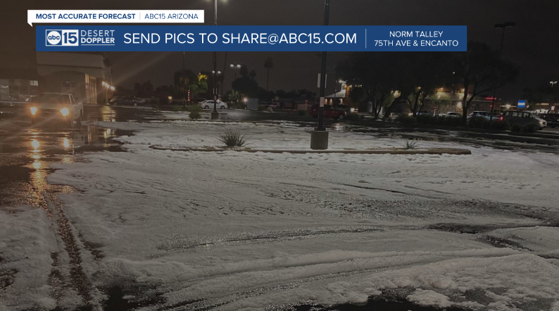 AmberSullins's tweet image. Wild night in the Valley!

Heavy rain, flooding, hail-covered streets and lots of lightning. 

Got pics/video? Send them to share@abc15.com

#abc15 #abc15wx #azwx #az #wx #arizona #weather #phoenix