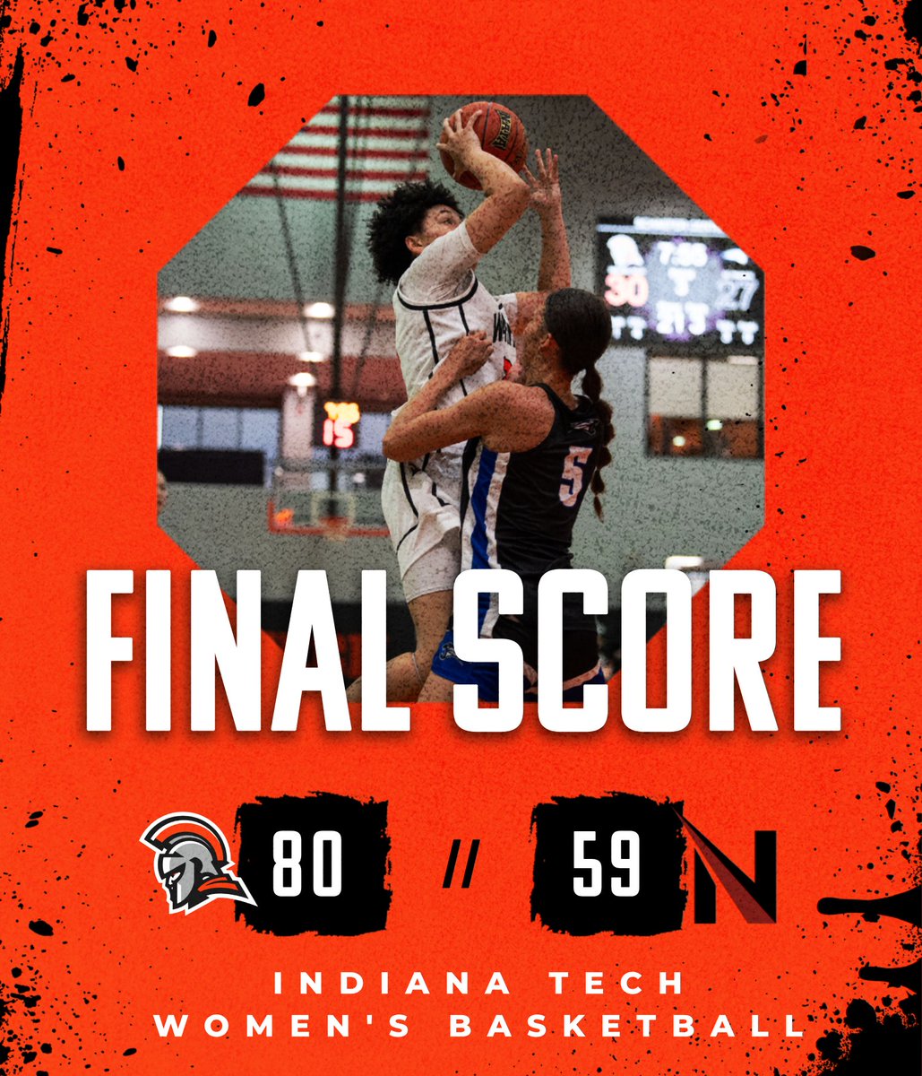 INTechWBB's tweet image. Warriors open WHAC play 1–0! 🧡🖤

Tonight your Indiana Tech Warriors top the UNOH Racers in a 80–59 win!!

Big performances tonight by sophomore #21 Jaidyn Gulley dropping a career-high of 25 points and 12 rebounds, and senior Taylor Covington adding 22 points and 6 assists!!🏀