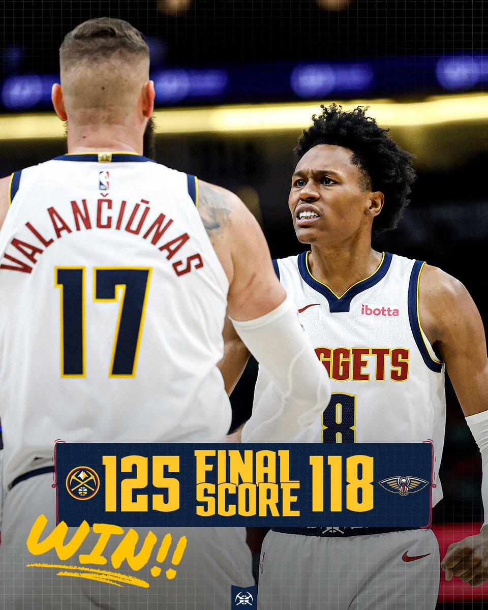 BACK IN THE W COLUMN

#MileHighBasketball 