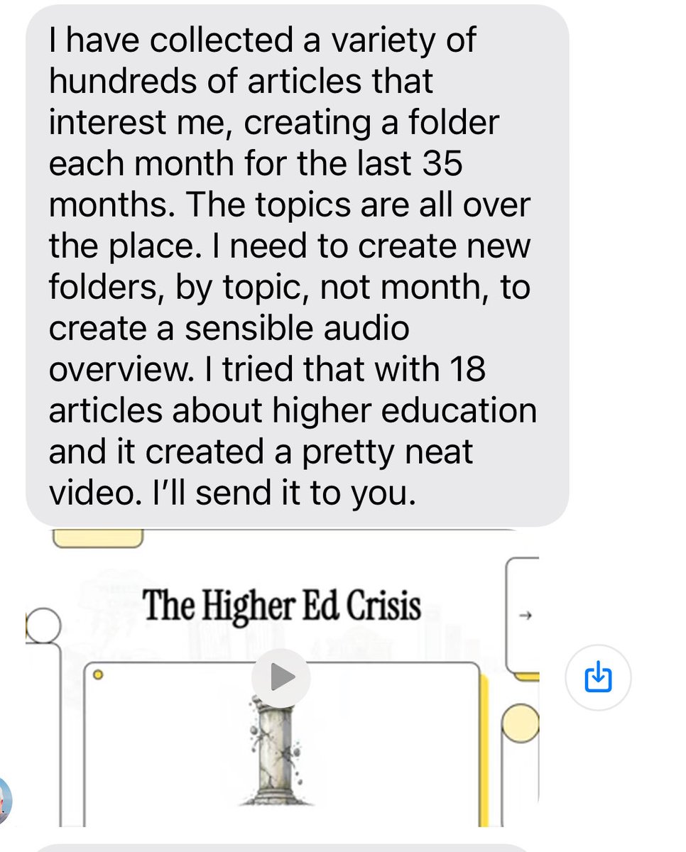 anyone else’s dad (retired professor, taught for almost 40 years) sending you their <a href="/NotebookLM/">NotebookLM</a> videos or is it just mine?